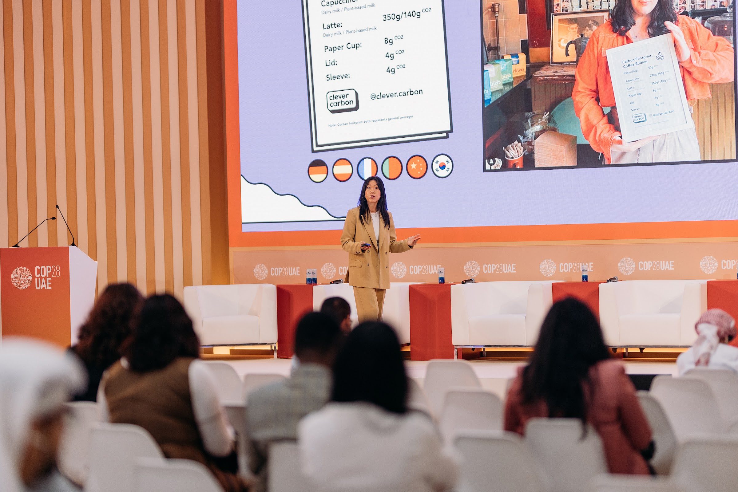 Michelle Li on stage